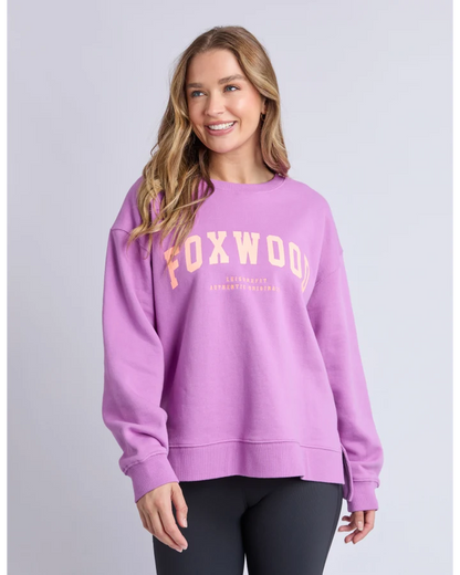 FOXWOOD INTERVAL CREW - PURPLE / ORANGE