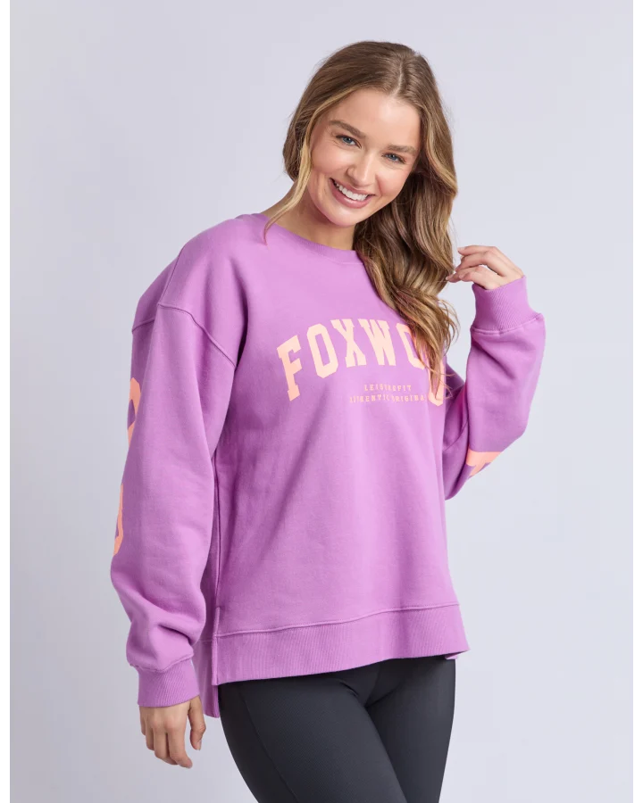 FOXWOOD INTERVAL CREW - PURPLE / ORANGE