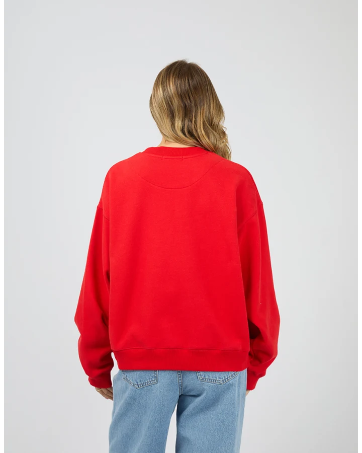 ALL ABOUT EVE RETRO BOX CREW - RED