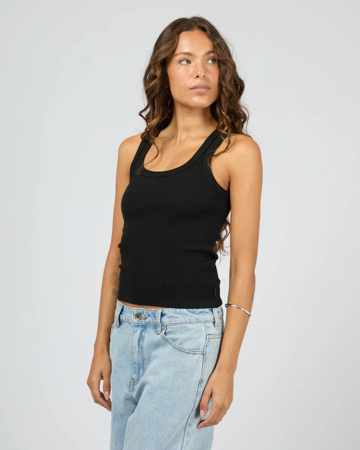 SILENT THEORY MIA TANK - BLACK