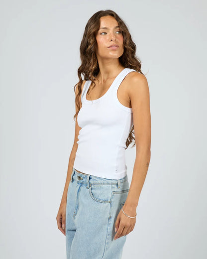 SILENT THEORY MIA TANK - WHITE