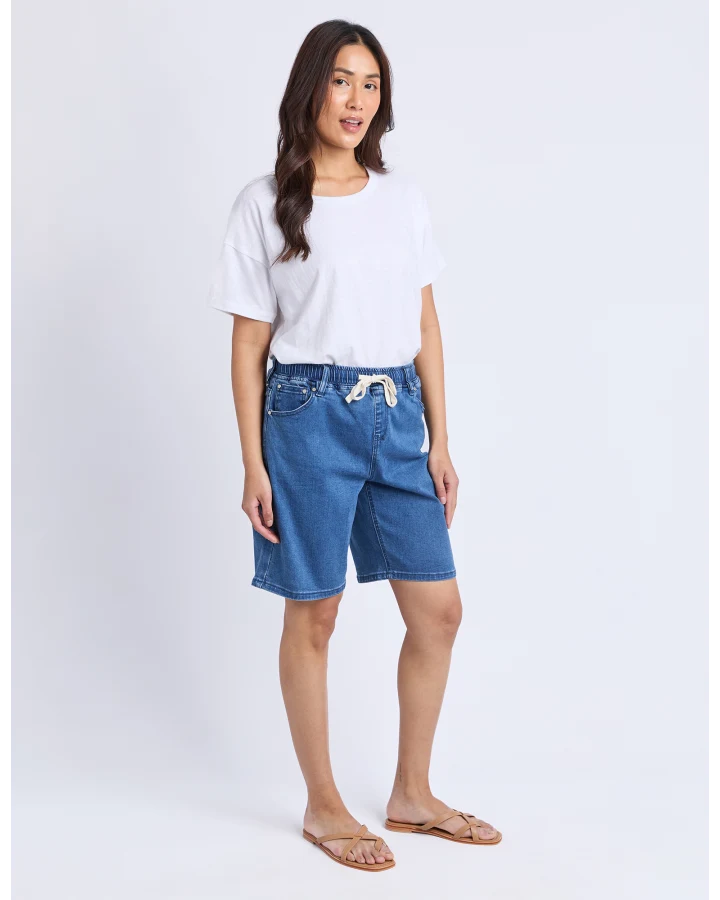 FOXWOOD GABBY BERMUDA SHORT - DARK INDIGO