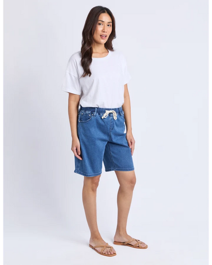 FOXWOOD GABBY BERMUDA SHORT - DARK INDIGO