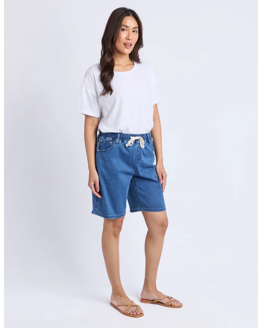 FOXWOOD GABBY BERMUDA SHORT - DARK INDIGO