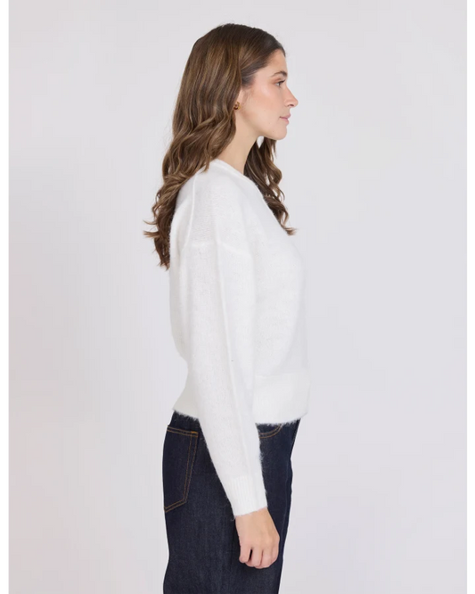 STELLA & GEMMA COCO CARDIGAN - MILK