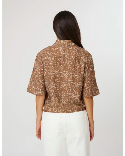 STELLA & GEMMA WHY KNOT BLOUSE - WILDWOOD SPOT