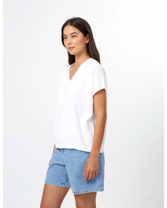 STELLA & GEMMA LILY TOP - WHITE