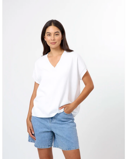 STELLA & GEMMA LILY TOP - WHITE