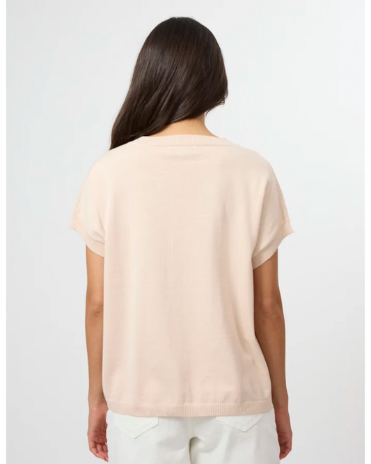 STELLA & GEMMA LILY TOP - SAND