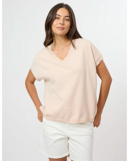STELLA & GEMMA LILY TOP - SAND
