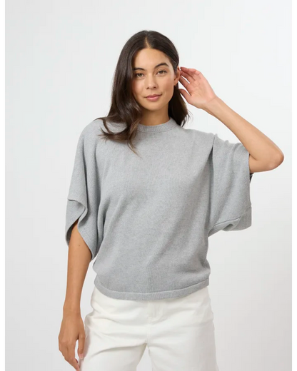 STELLA & GEMMA GRACIE KNIT - GREY MARLE