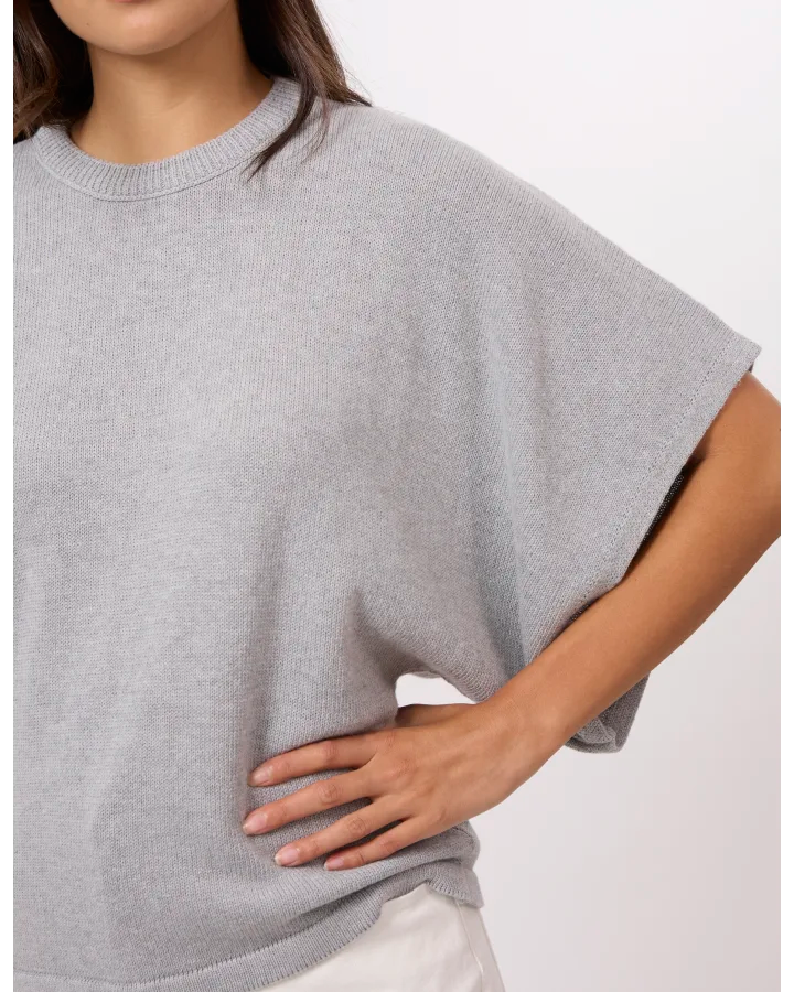 STELLA & GEMMA GRACIE KNIT - GREY MARLE