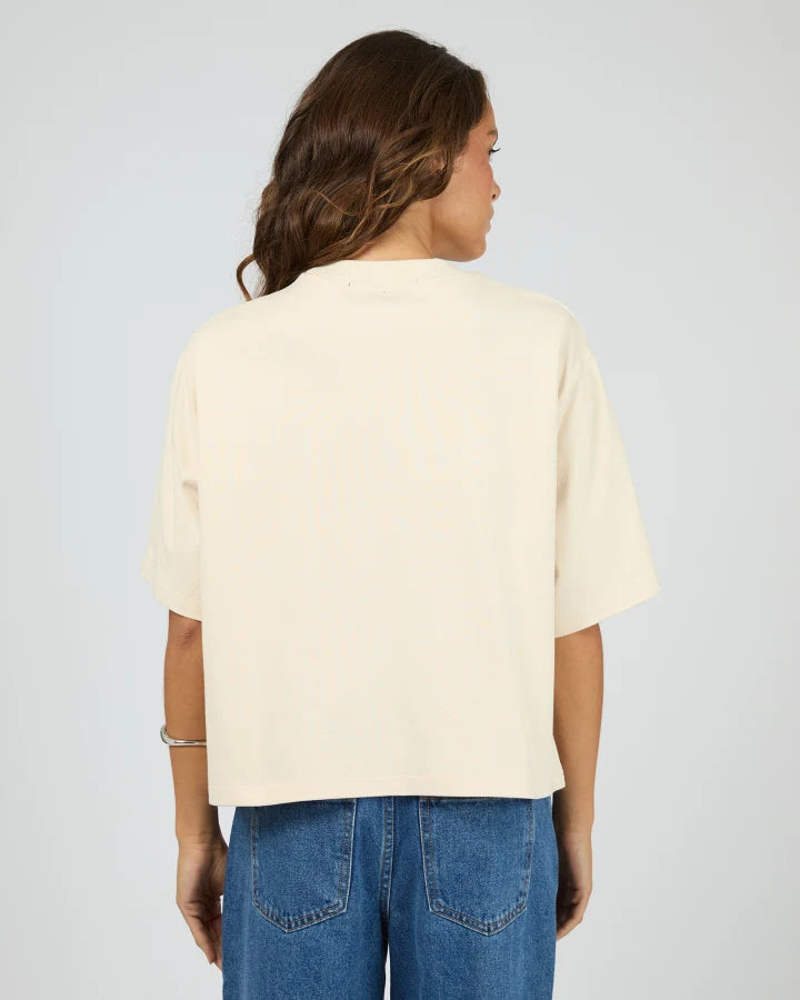 SILENT THEORY SIGHT SEE RELAXED TEE - CHALK