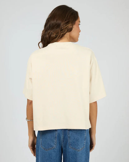 SILENT THEORY SIGHT SEE RELAXED TEE - CHALK