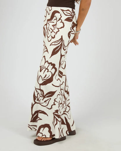 SILENT THEORY LUCIA MAXI SKIRT - VINTAGE WHITE