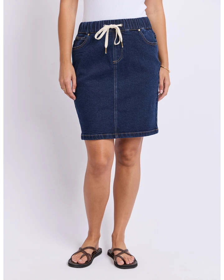 FOXWOOD RIO SKIRT - INDIGO DENIM
