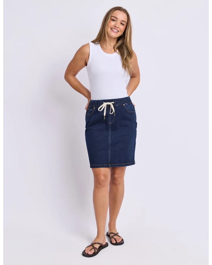 FOXWOOD RIO SKIRT - INDIGO DENIM