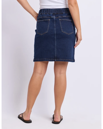 FOXWOOD RIO SKIRT - INDIGO DENIM