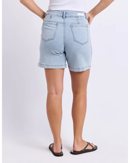 FOXWOOD BALMY SHORT - PALE BLUE WASH