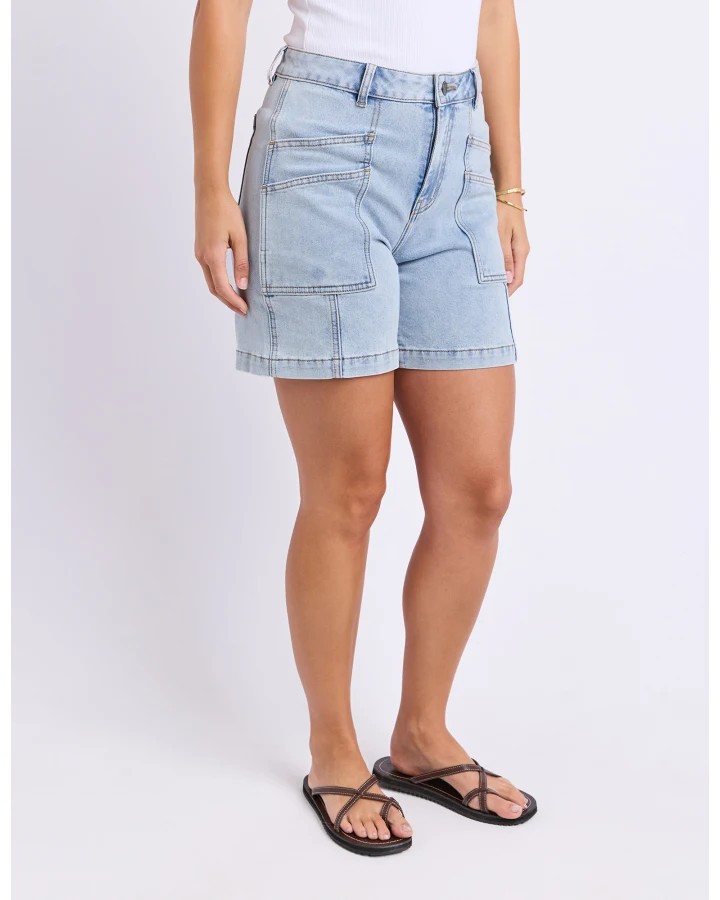 FOXWOOD BALMY SHORT - PALE BLUE WASH