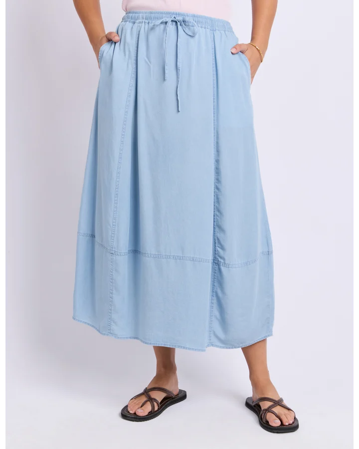 FOXWOOD FRESCO SKIRT - LIGHT BLUE