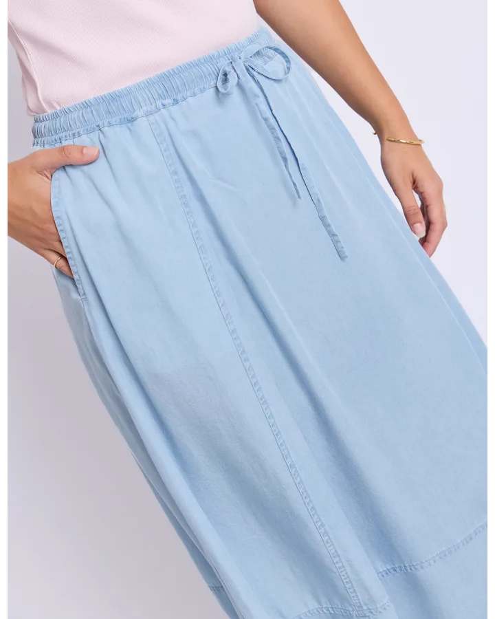 FOXWOOD FRESCO SKIRT - LIGHT BLUE