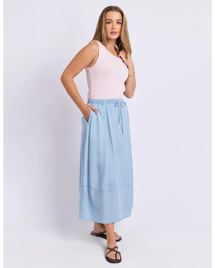 FOXWOOD FRESCO SKIRT - LIGHT BLUE
