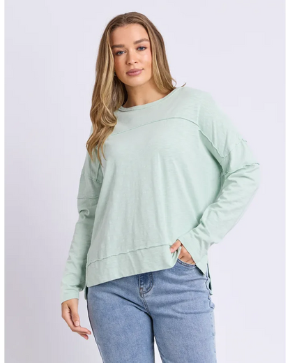 FOXWOOD JAYNE THROW ON TOP - SUBDUED MINT