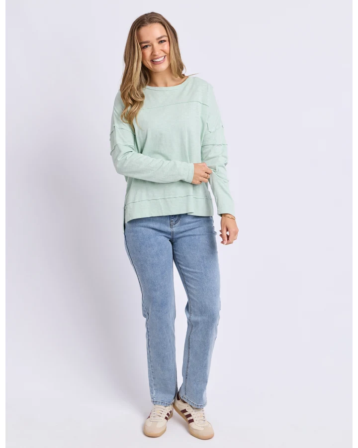FOXWOOD JAYNE THROW ON TOP - SUBDUED MINT