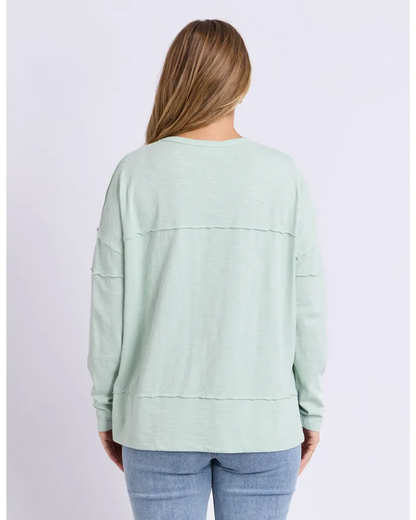 FOXWOOD JAYNE THROW ON TOP - SUBDUED MINT