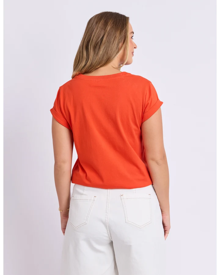 FOXWOOD SAILING CLUB TEE - GRENADINE