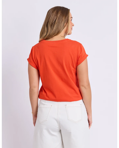 FOXWOOD SAILING CLUB TEE - GRENADINE