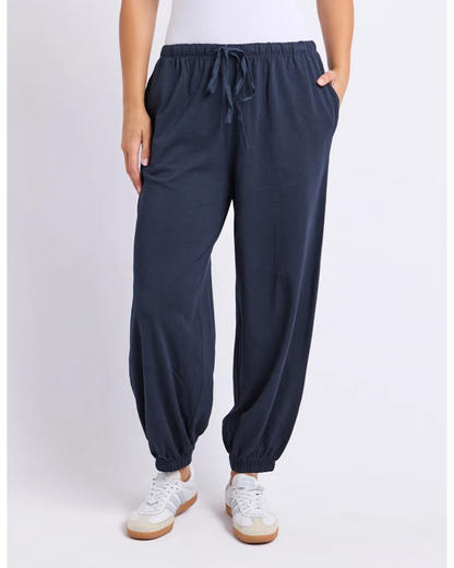 FOXWOOD STILLWATER JERSEYPANT - NAVY