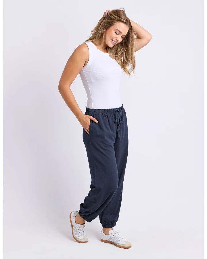 FOXWOOD STILLWATER JERSEYPANT - NAVY