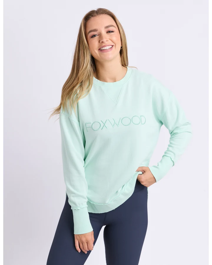 FOXWOOD SIMPLIFIED CREW - PALE MINT