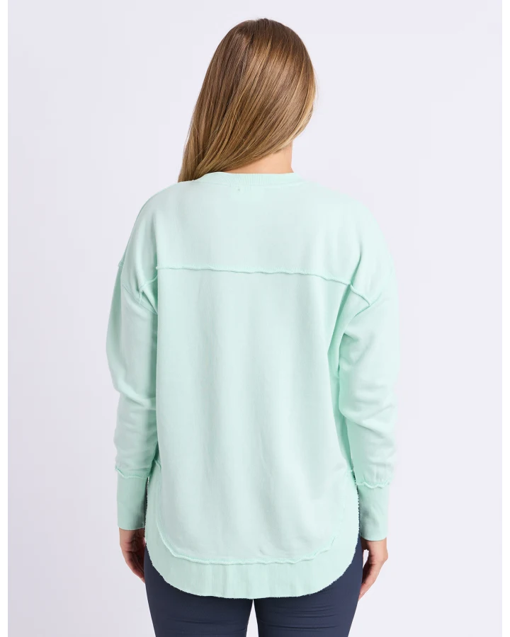 FOXWOOD SIMPLIFIED CREW - PALE MINT