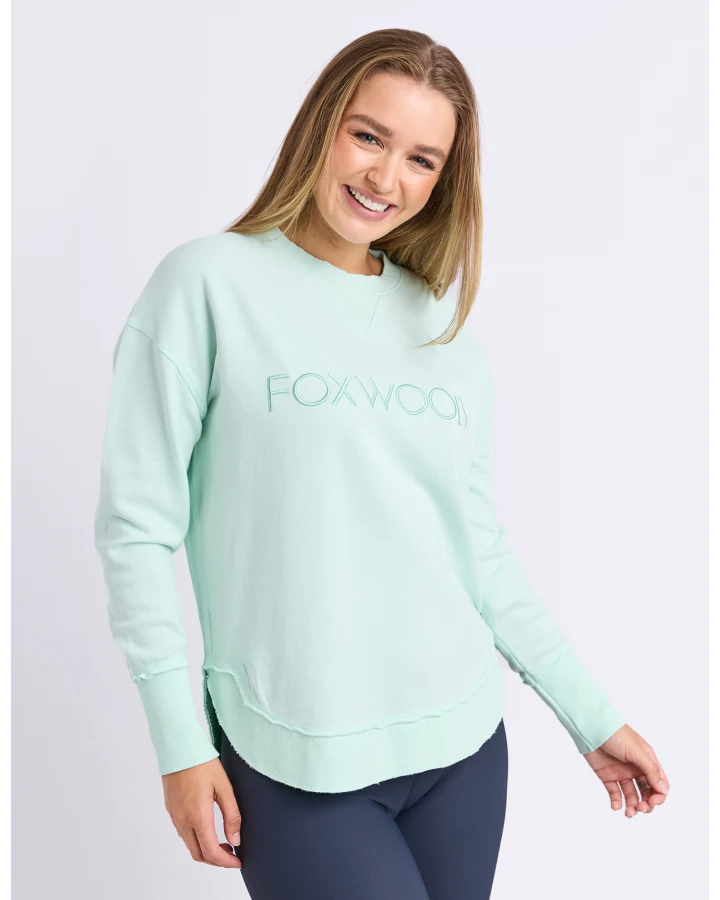 FOXWOOD SIMPLIFIED CREW - PALE MINT