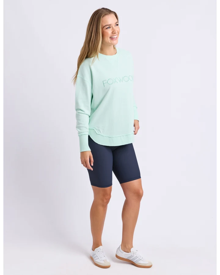 FOXWOOD SIMPLIFIED CREW - PALE MINT
