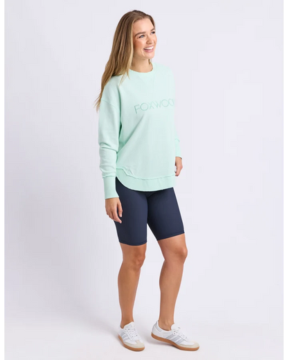 FOXWOOD SIMPLIFIED CREW - PALE MINT