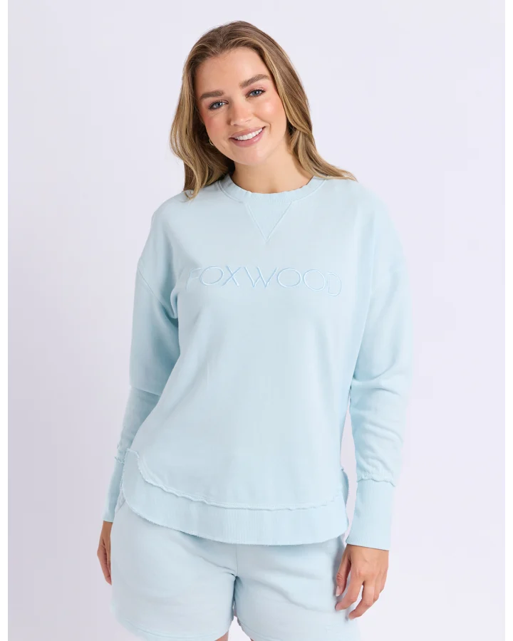 FOXWOOD SIMPLIFIED CREW - COOL BLUE