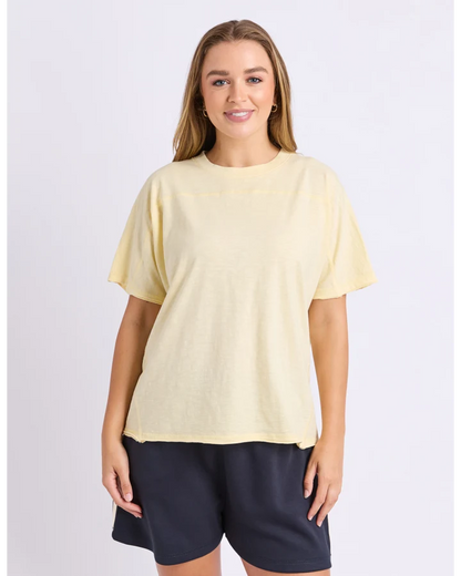 FOXWOOD RETREAT TEE - BUTTER CREAM