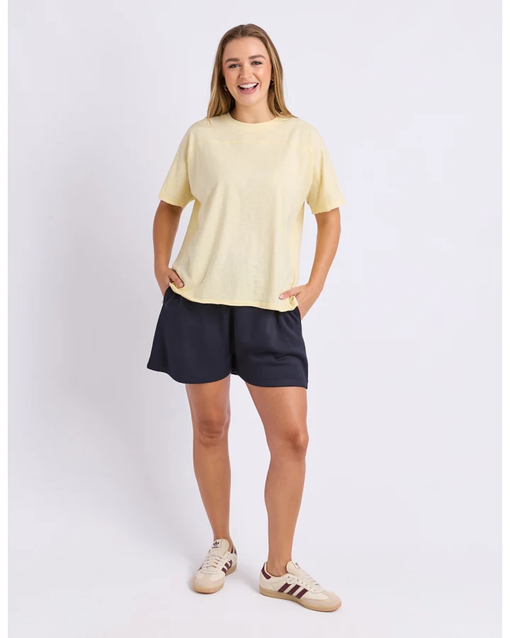 FOXWOOD RETREAT TEE - BUTTER CREAM
