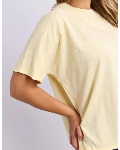 FOXWOOD RETREAT TEE - BUTTER CREAM