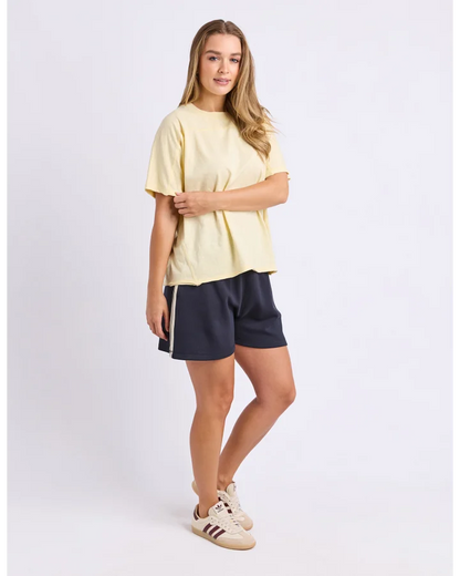 FOXWOOD RETREAT TEE - BUTTER CREAM