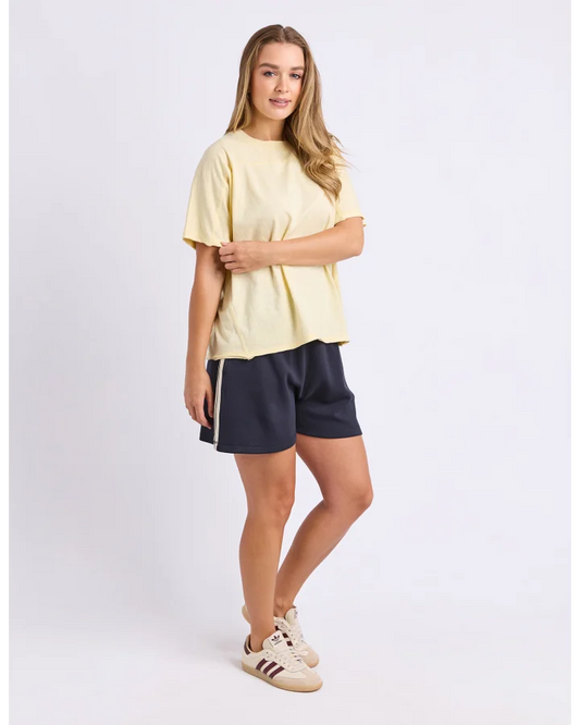 FOXWOOD RETREAT TEE - BUTTER CREAM