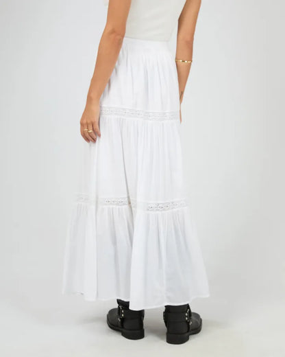 ALL ABOUT EVE LUMI MAXI SKIRT - WHITE