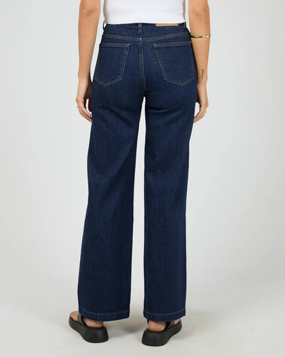 ALL ABOUT EVE JACQUI WIDE LEG JEANS - INDIGO