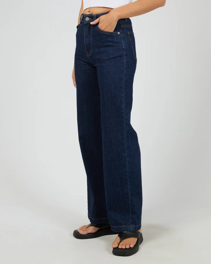 ALL ABOUT EVE JACQUI WIDE LEG JEANS - INDIGO
