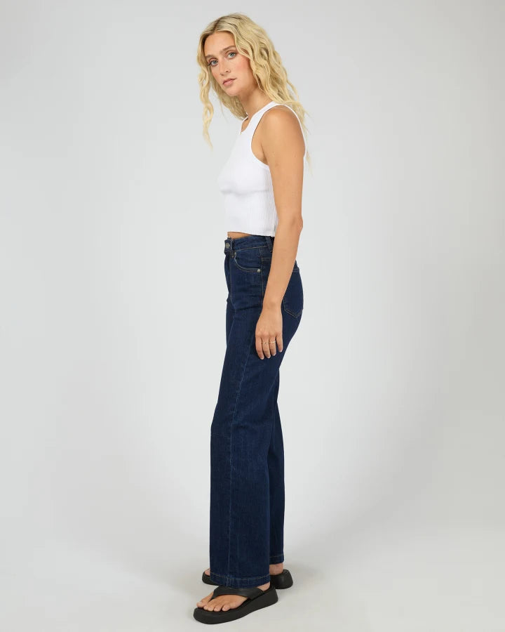 ALL ABOUT EVE JACQUI WIDE LEG JEANS - INDIGO