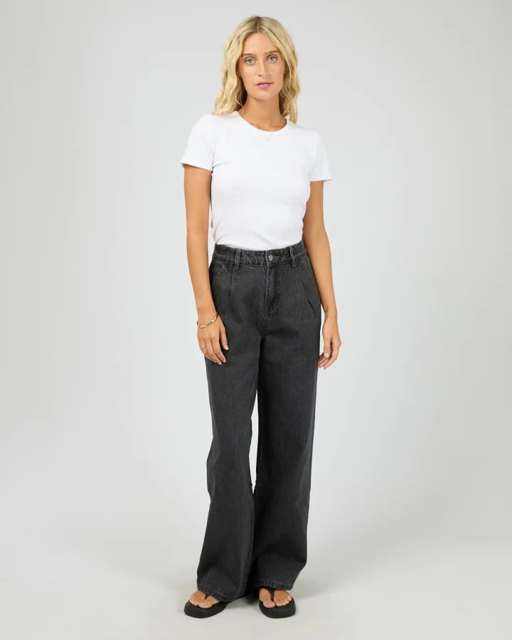 ALL ABOUT EVE STEVIE DENIM JEAN - COAL